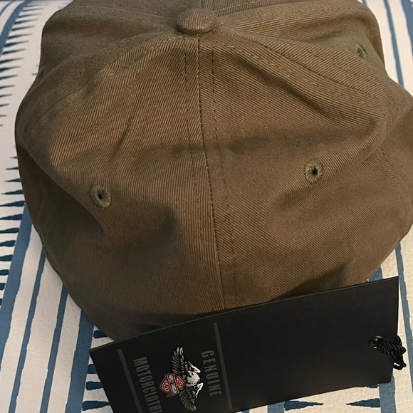 *NWT* Men Harley Davidson Fitted 7 3/8 Woven Baseball Hat/Cap. - Picture 4 of 5